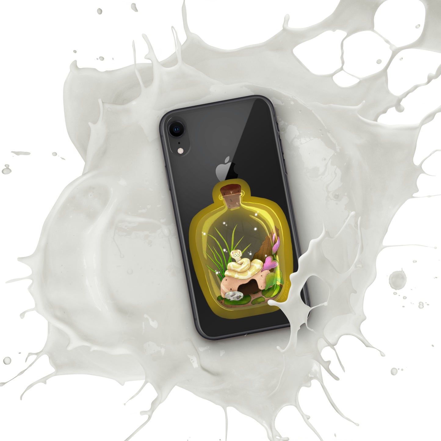Ball Python in Jar Clear Case for iPhone®