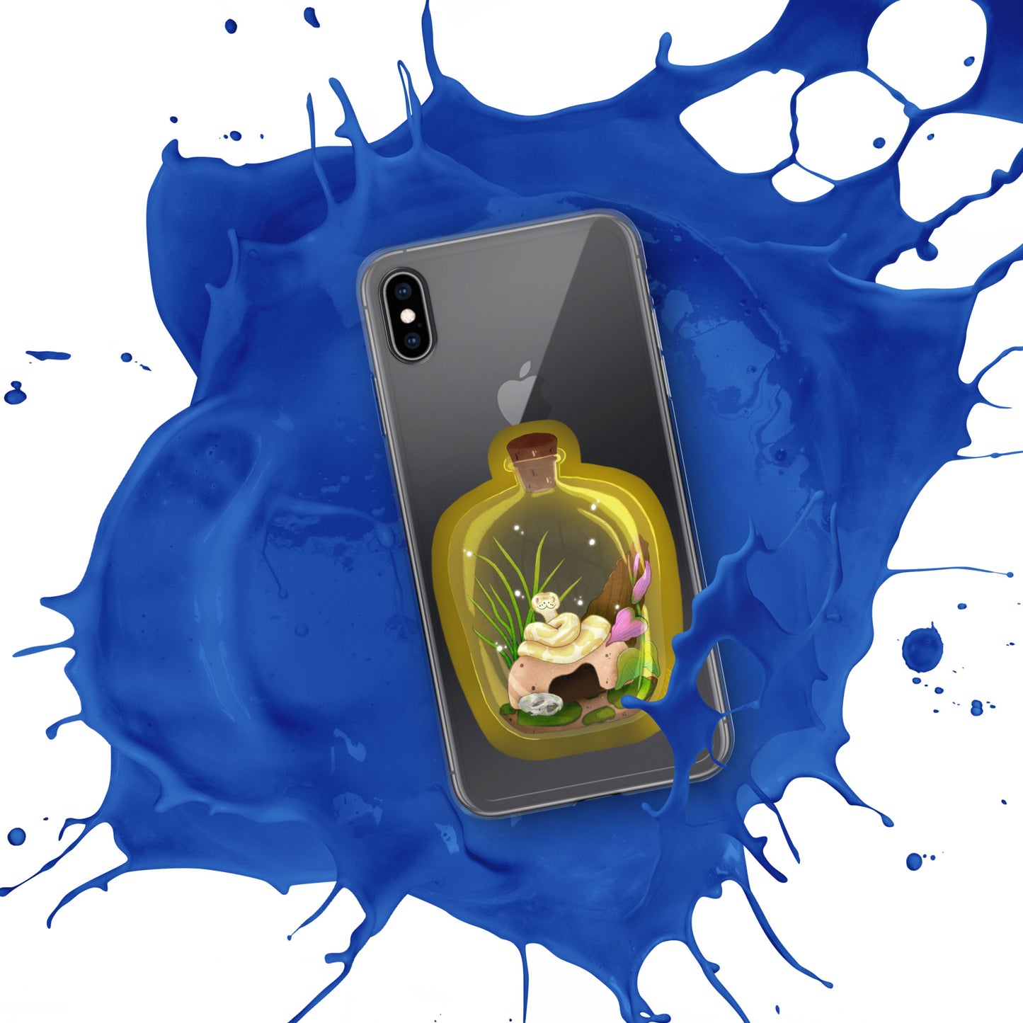 Ball Python in Jar Clear Case for iPhone®