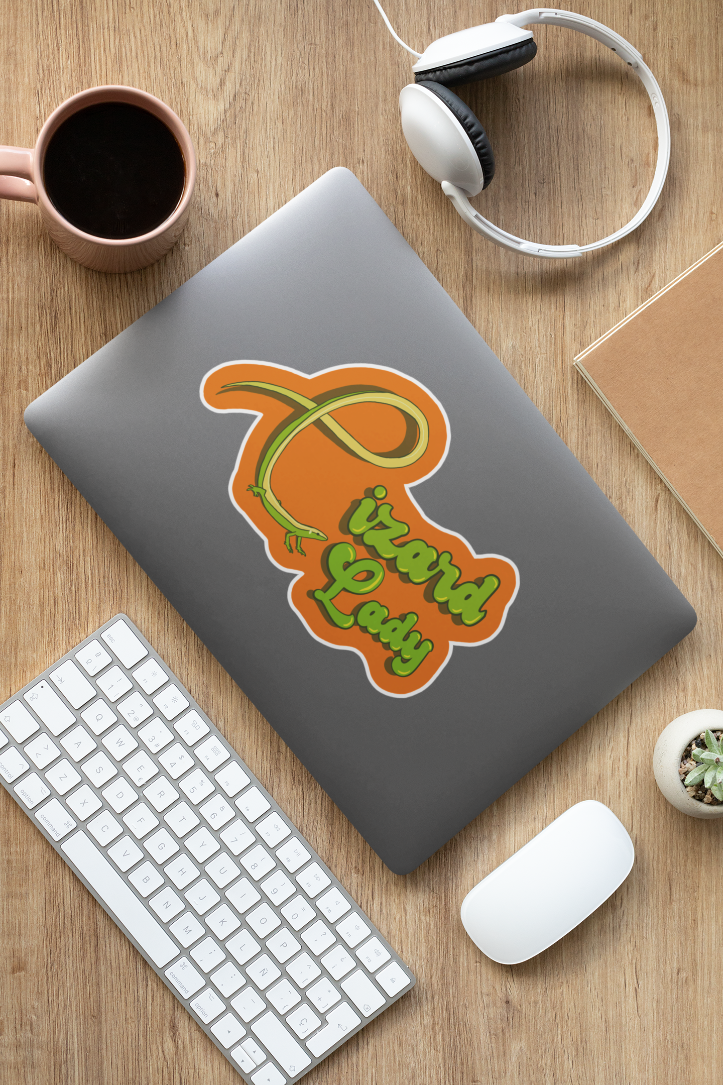 Lizard Lady Kiss-Cut Vinyl Decals
