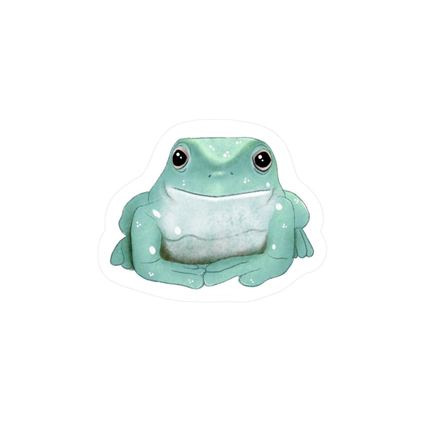Blue White’s Tree Frog Kiss-Cut Vinyl Decals