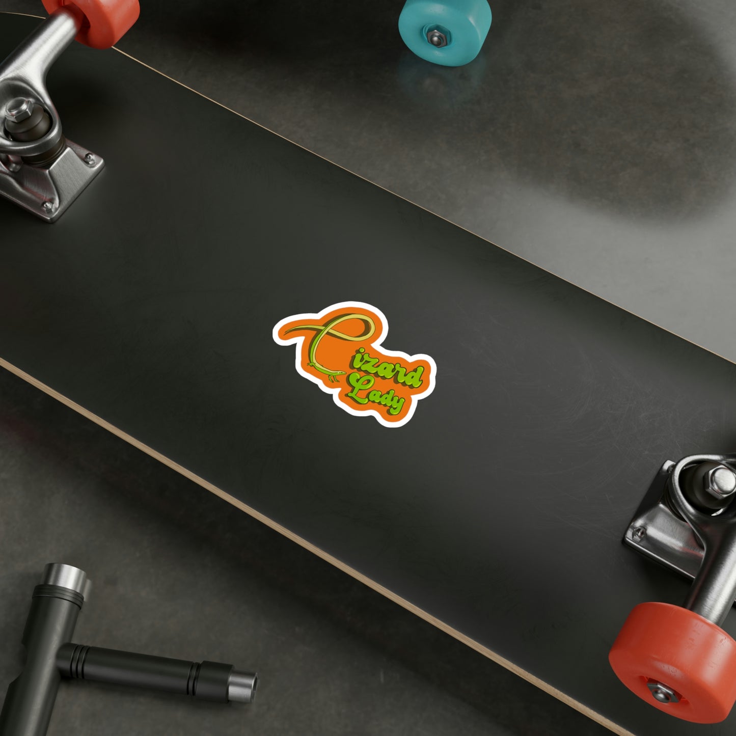 Lizard Lady Kiss-Cut Vinyl Decals