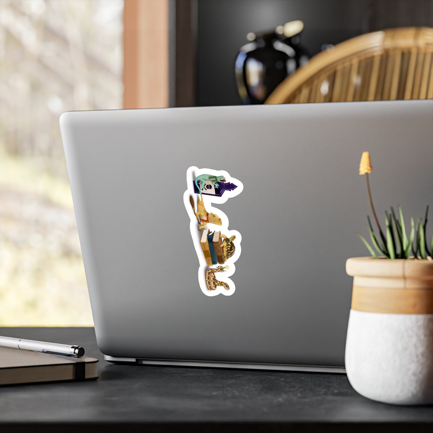 School Hobby Reptiles Kiss-Cut Vinyl Decals