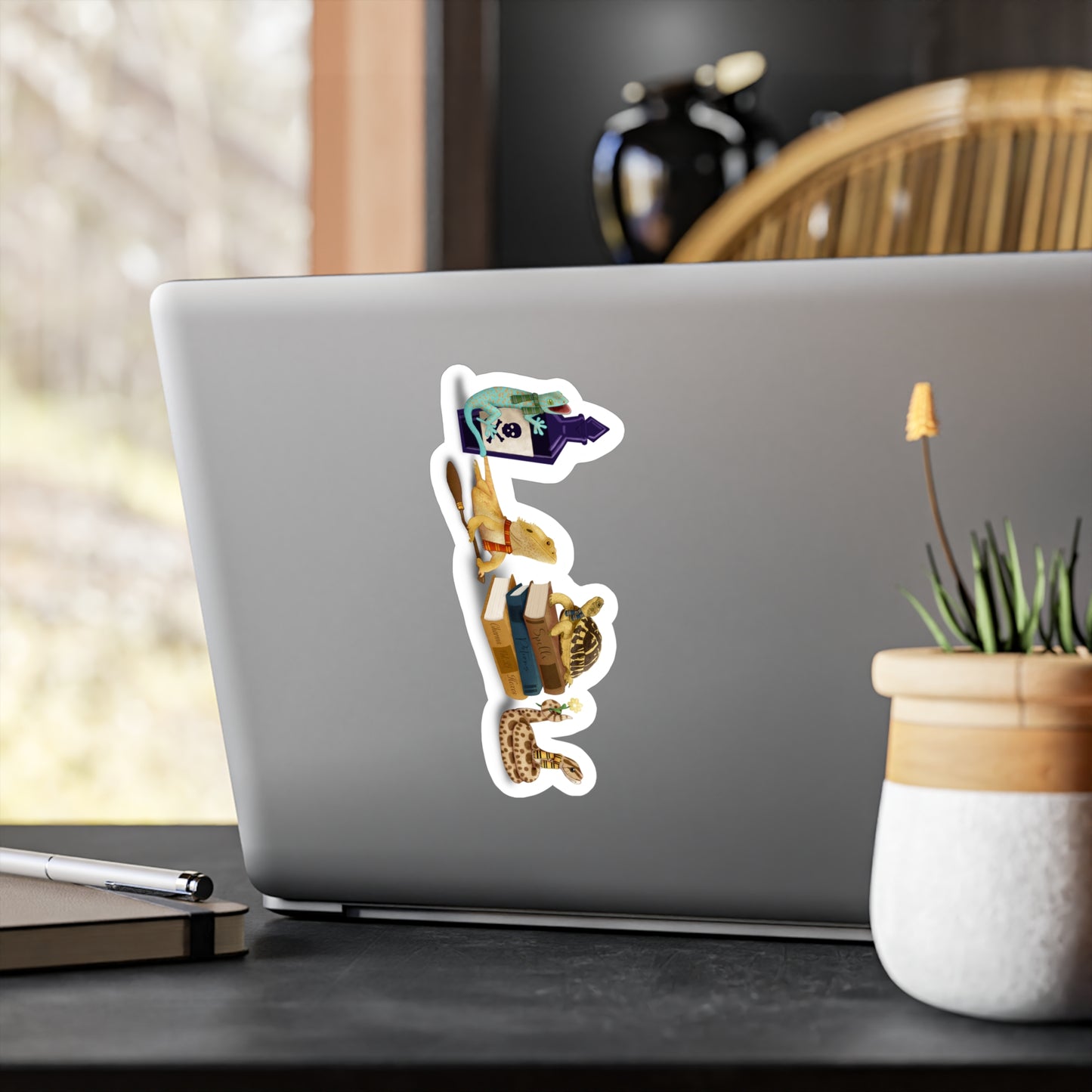 School Hobby Reptiles Kiss-Cut Vinyl Decals