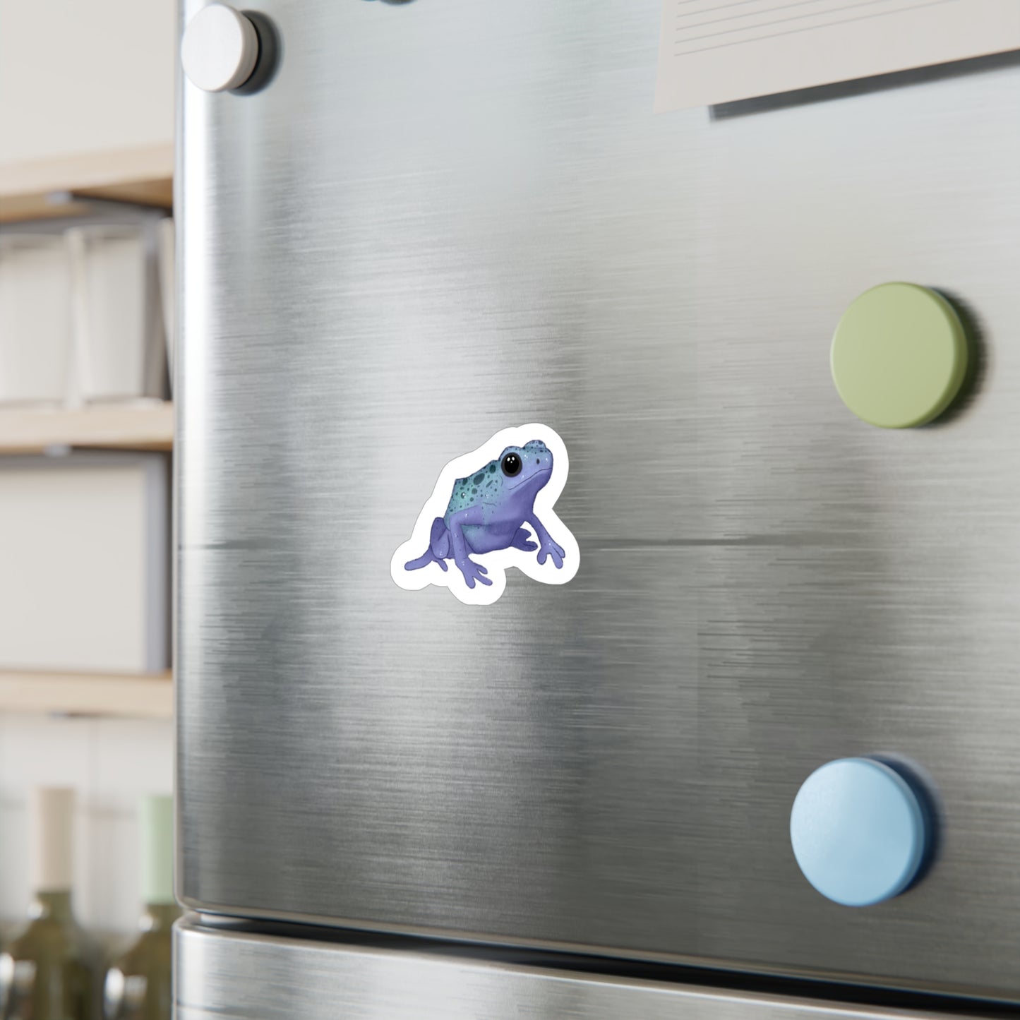 Purple Dart Frog Kiss-Cut Vinyl Decals