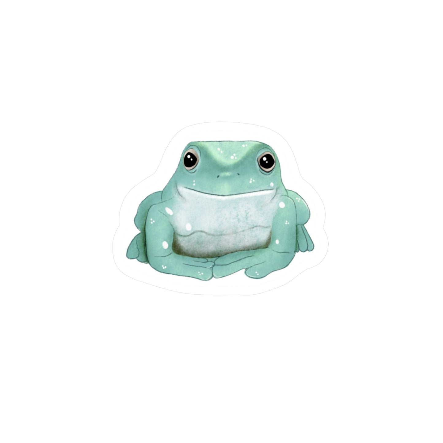Blue White’s Tree Frog Kiss-Cut Vinyl Decals