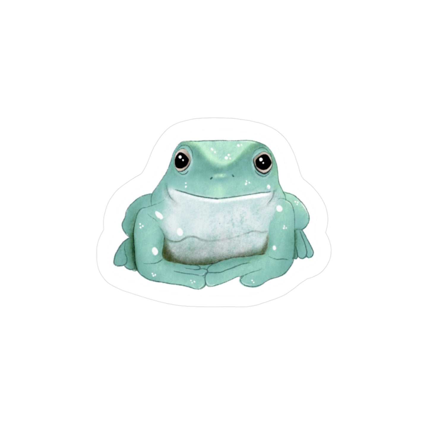 Blue White’s Tree Frog Kiss-Cut Vinyl Decals