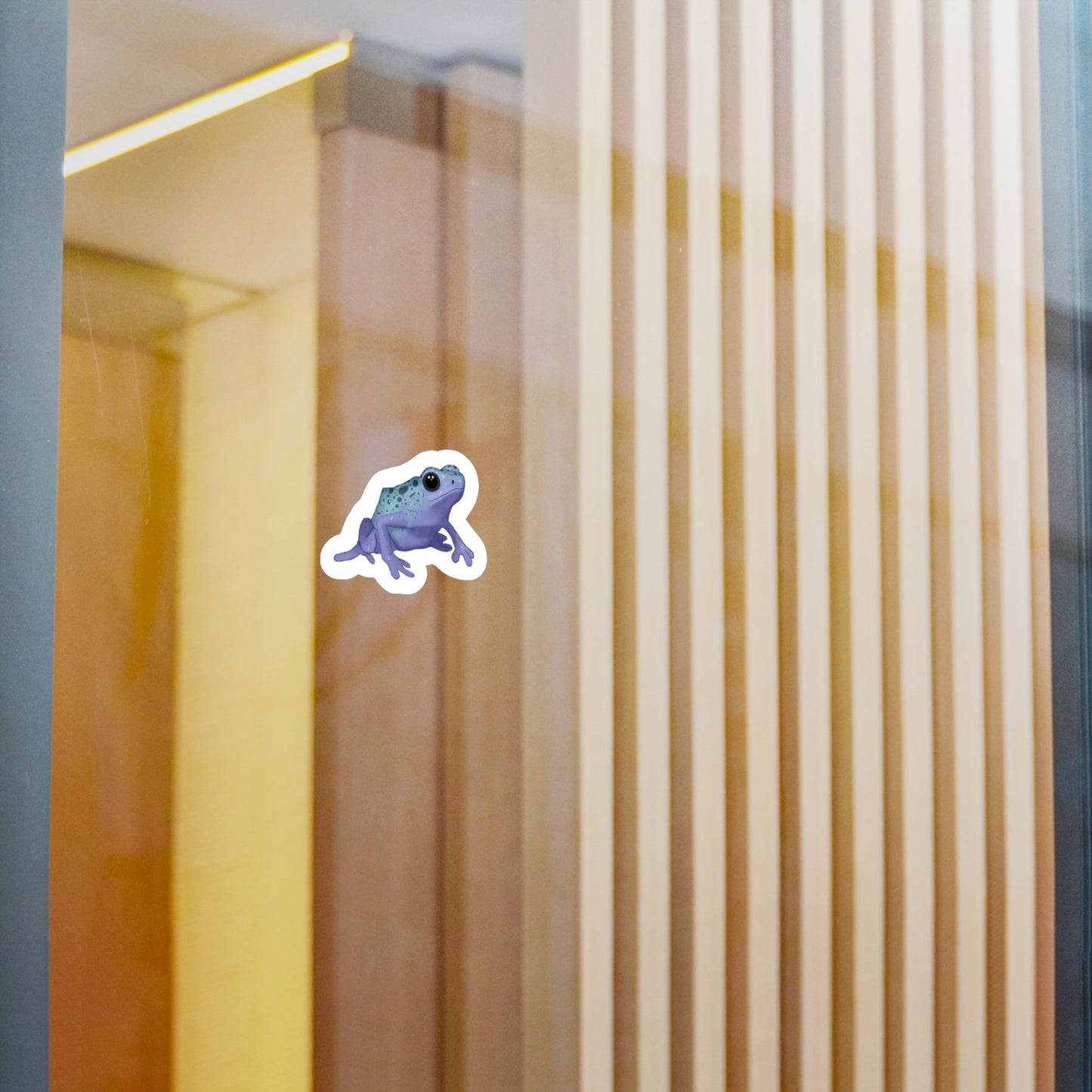 Purple Dart Frog Kiss-Cut Vinyl Decals