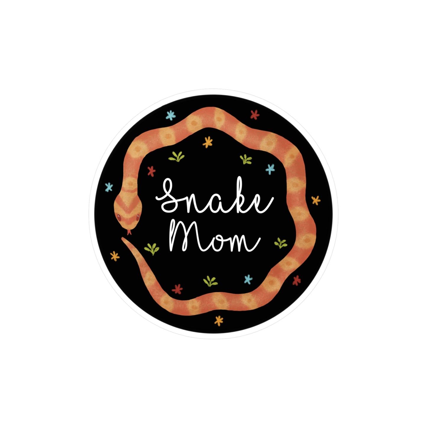 Corn Snake Mom Kiss-Cut Vinyl Decals