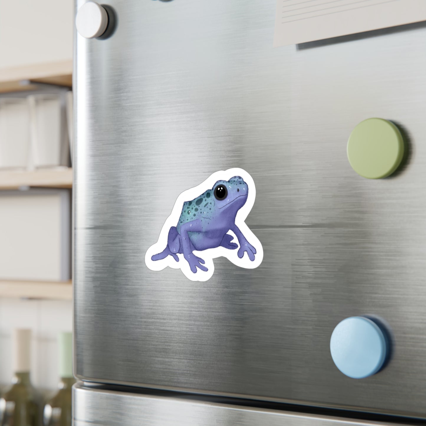 Purple Dart Frog Kiss-Cut Vinyl Decals