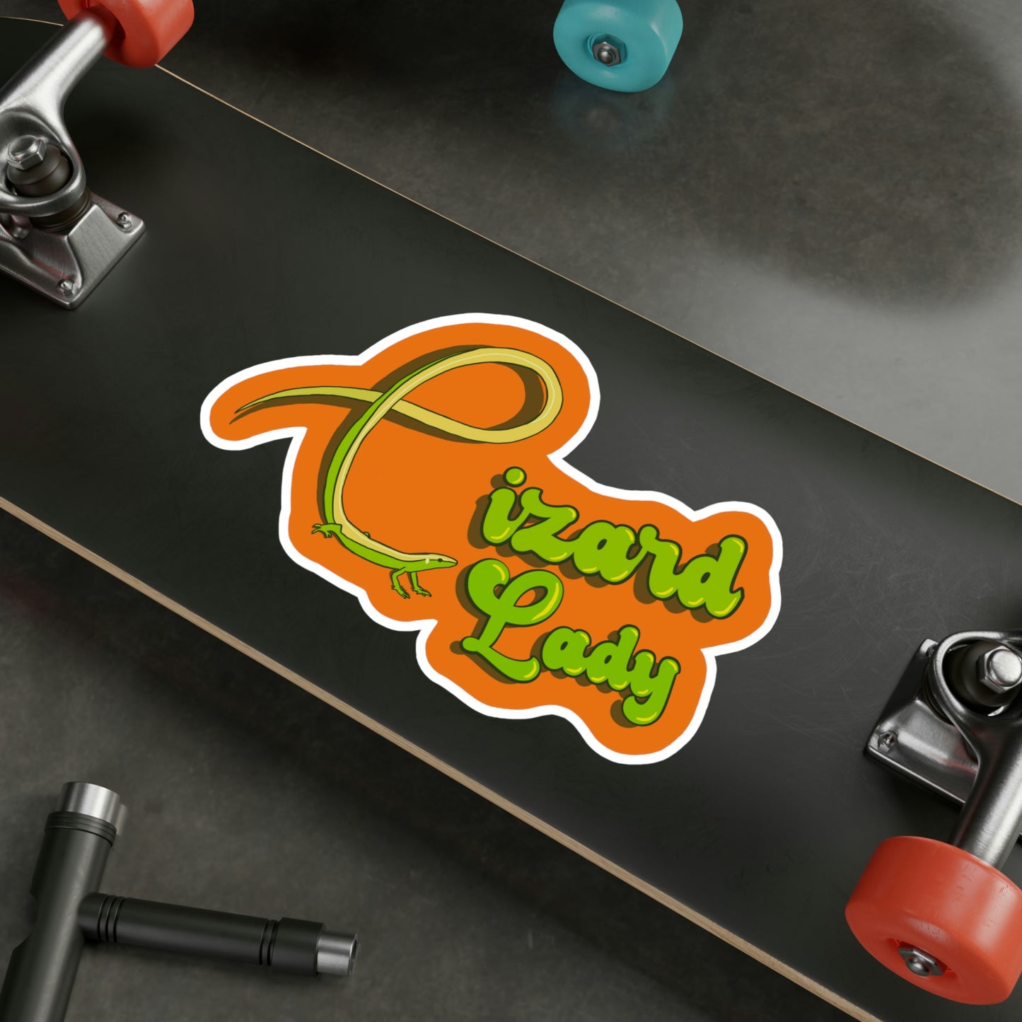 Lizard Lady Kiss-Cut Vinyl Decals