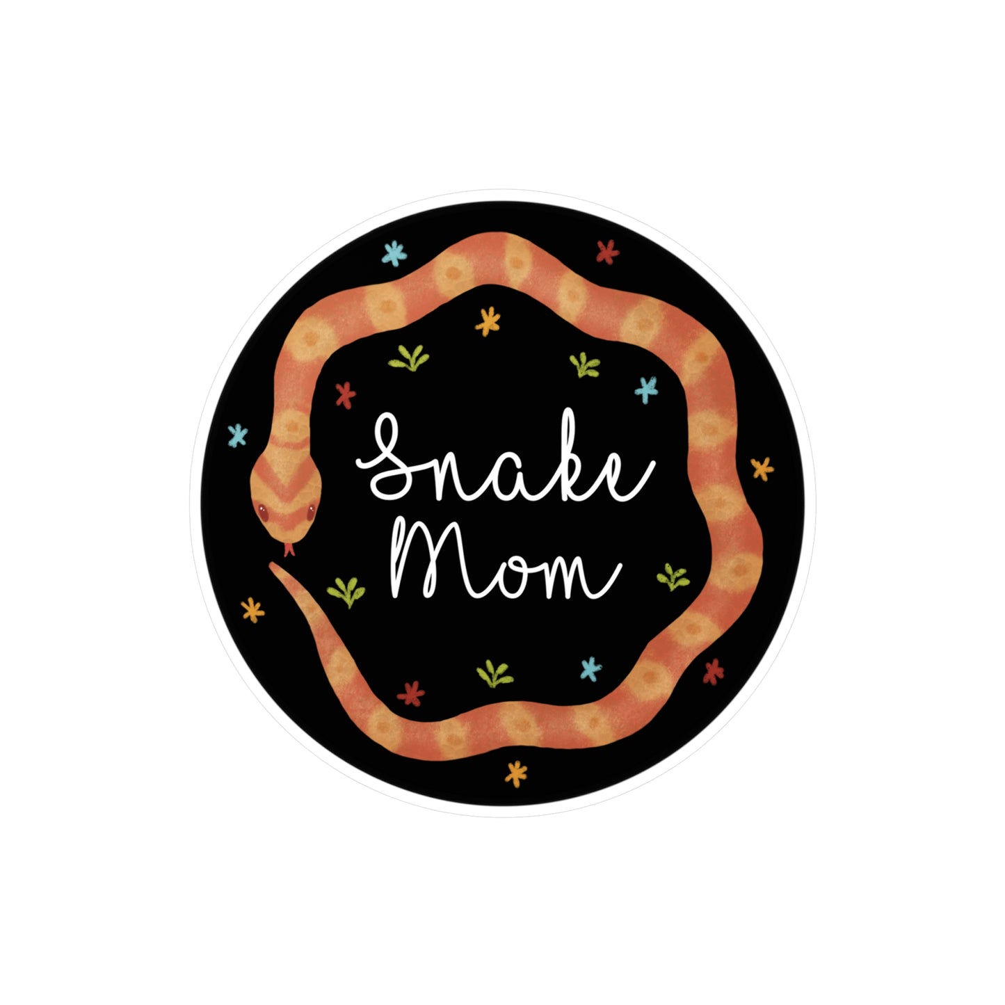 Corn Snake Mom Kiss-Cut Vinyl Decals