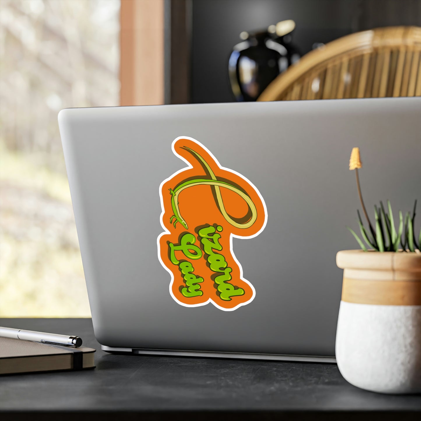 Lizard Lady Kiss-Cut Vinyl Decals