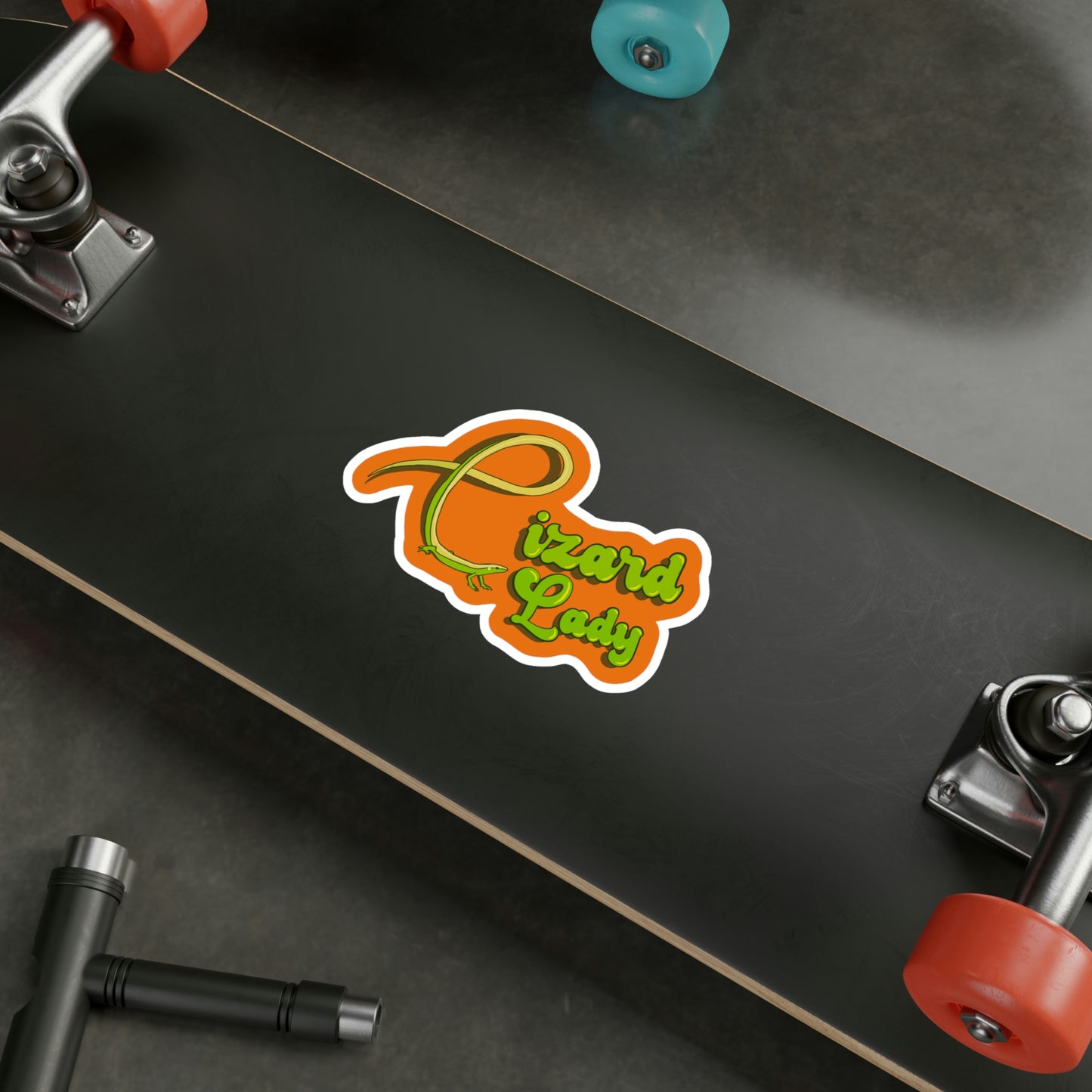 Lizard Lady Kiss-Cut Vinyl Decals