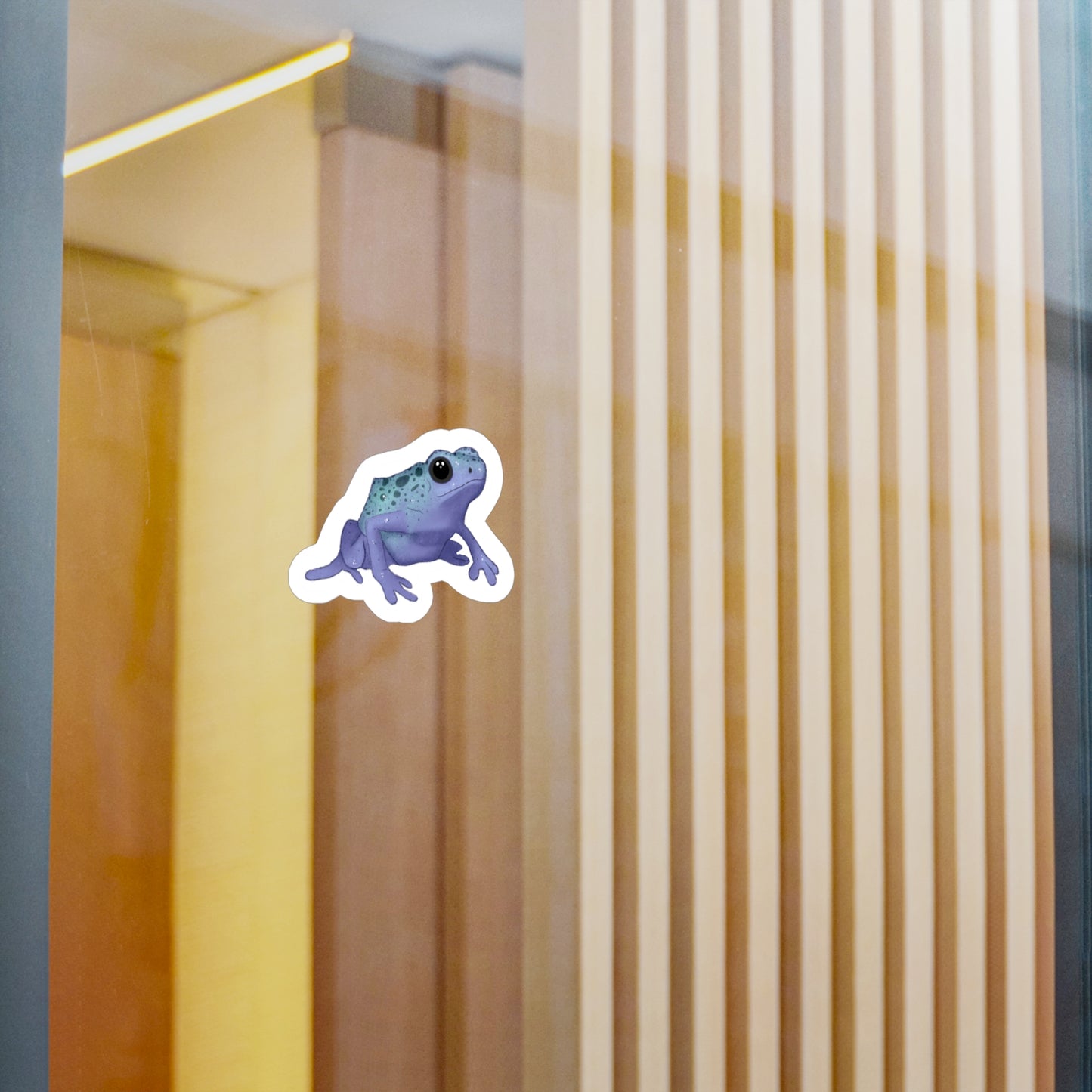 Purple Dart Frog Kiss-Cut Vinyl Decals