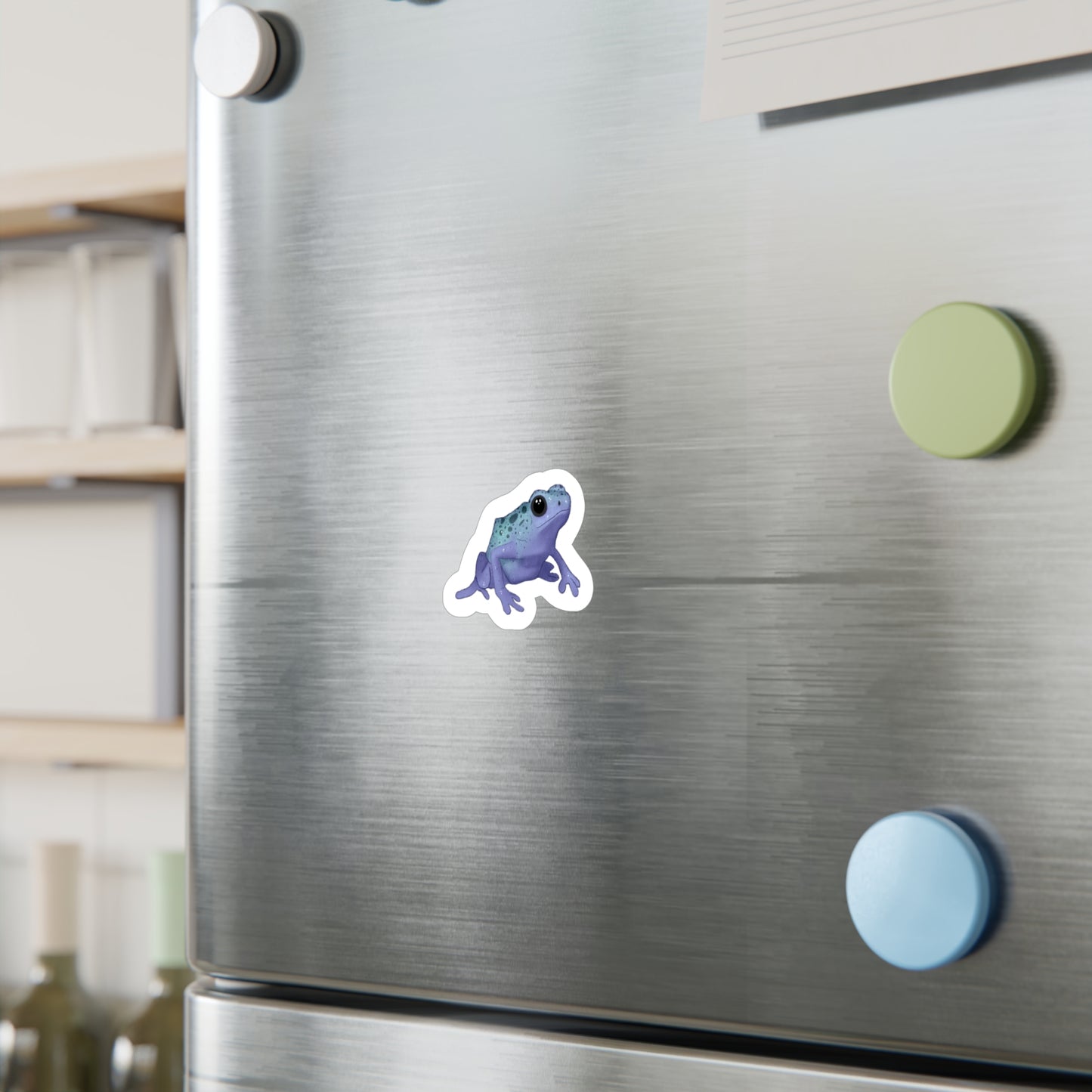 Purple Dart Frog Kiss-Cut Vinyl Decals