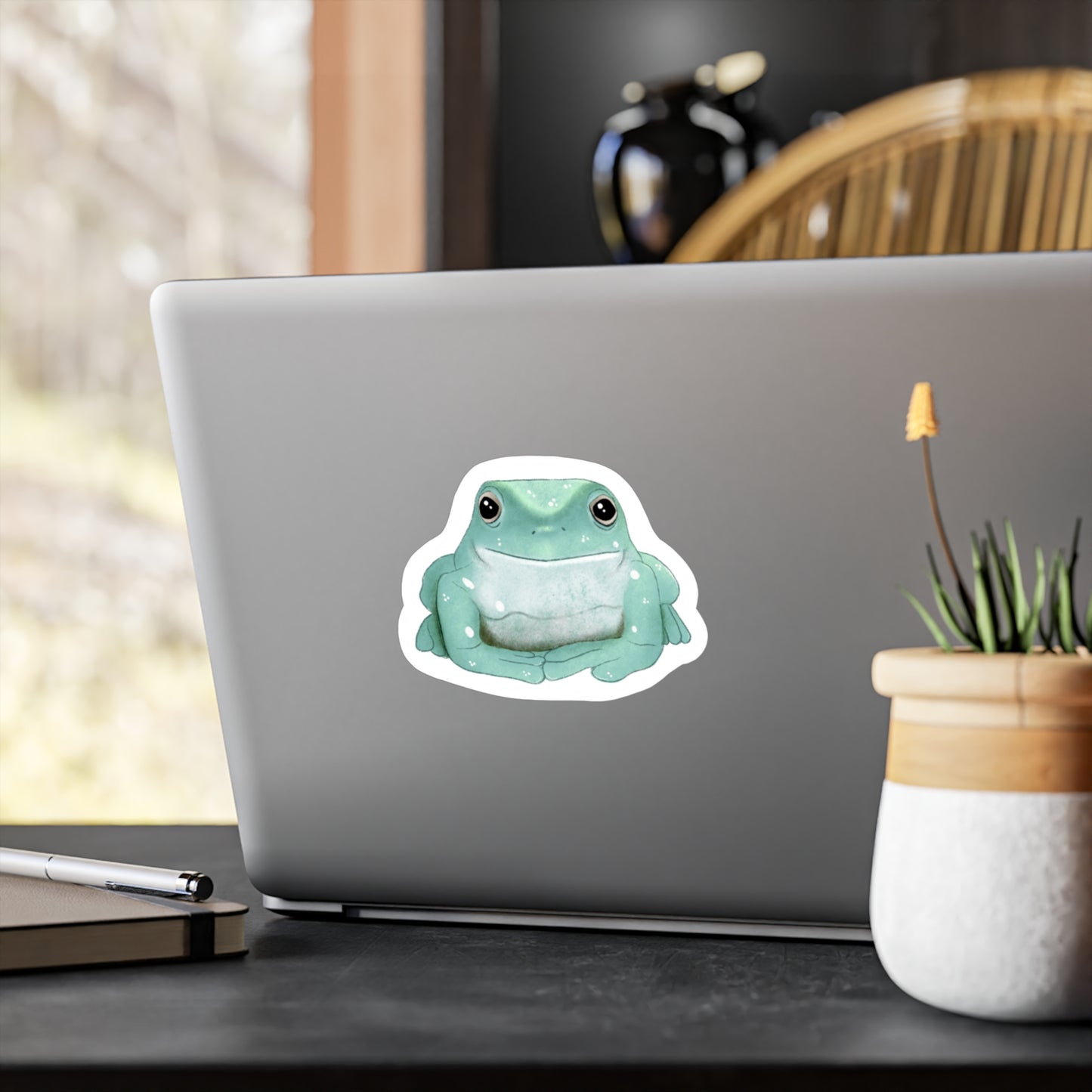 Blue White’s Tree Frog Kiss-Cut Vinyl Decals