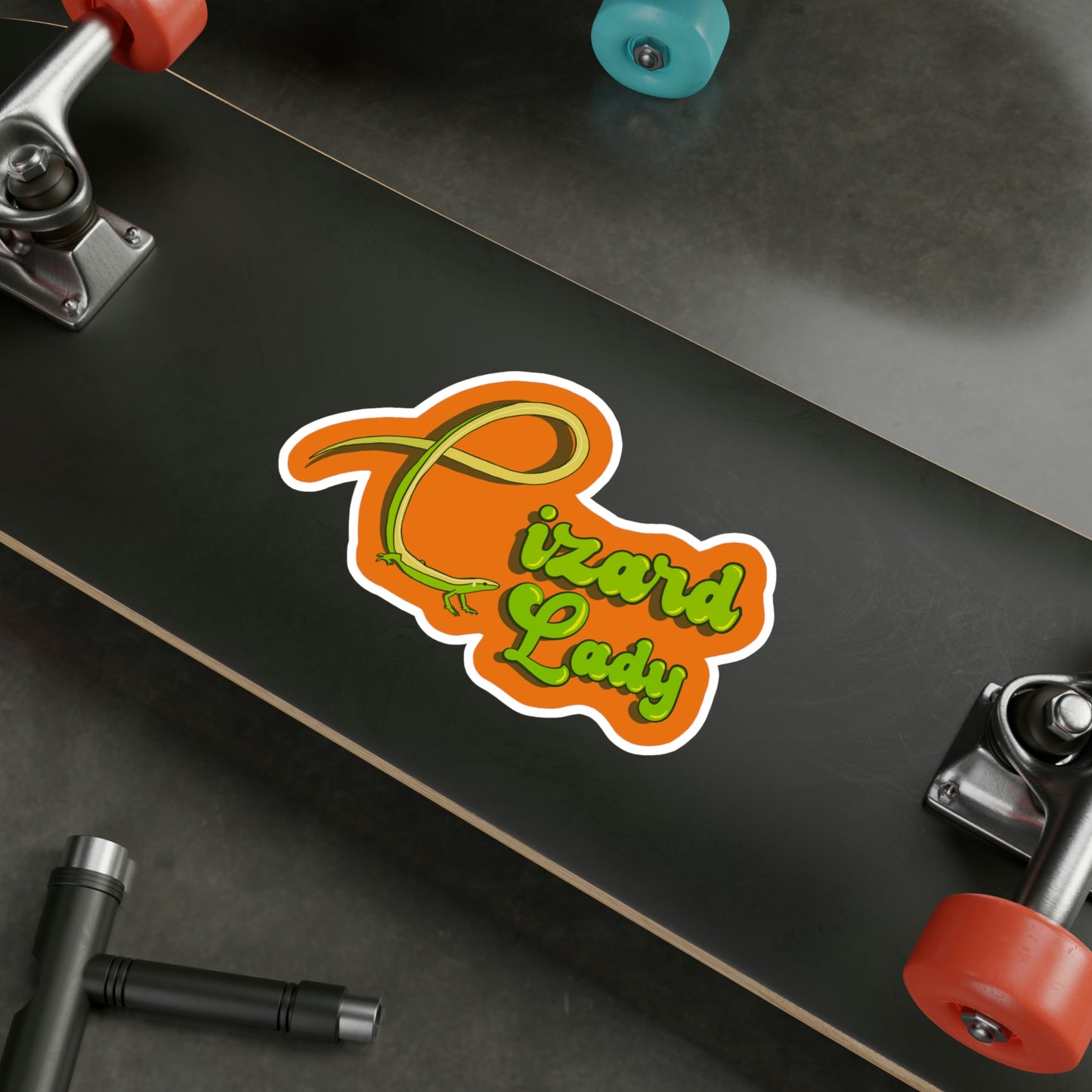 Lizard Lady Kiss-Cut Vinyl Decals